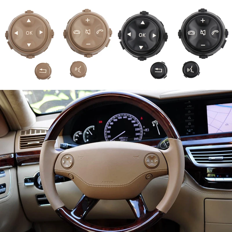 Для Mercedes Benz S CL Class W221 W216 S300 S350 S400 S600 автомобильные многофункциональные кнопки