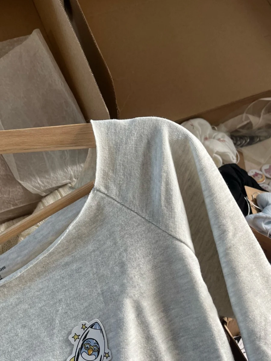 Тонкая футболка с длинным рукавом Raw Hem женская осенняя сексуальная хлопковая