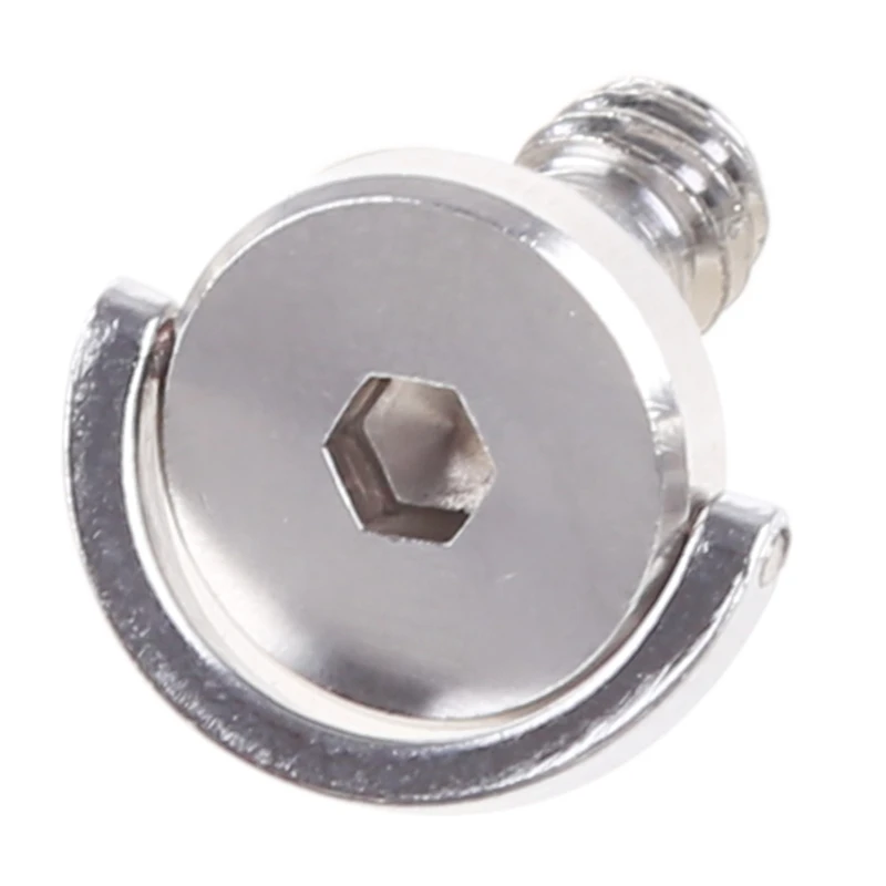 

1Pc Hot New D Ring 1/4"-20 Camera Tripod QR Plate Steel Stainless Loading Screw
