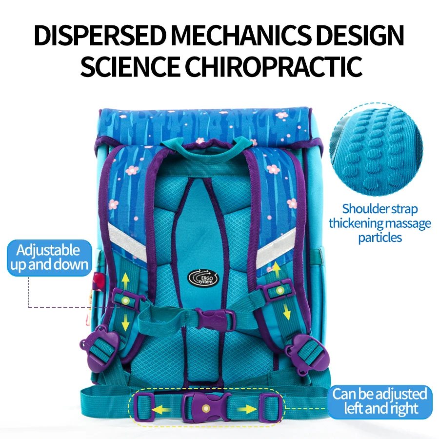 Kids Brand New 3D Cartoon School Bags For Gilrs Cartoon Pattern Orthopedic Backpack Children SchoolBag Student Mochila Grade 1-5