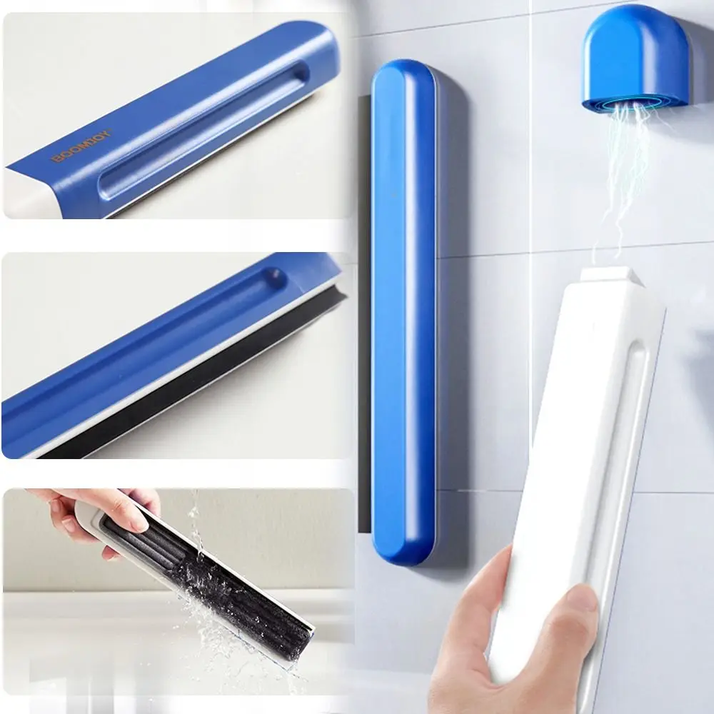 

Home Cleaning Tool Bathroom Glass Cleaner Car Window Wall Mounted Cleaning Brush Household Wiper Magnetic