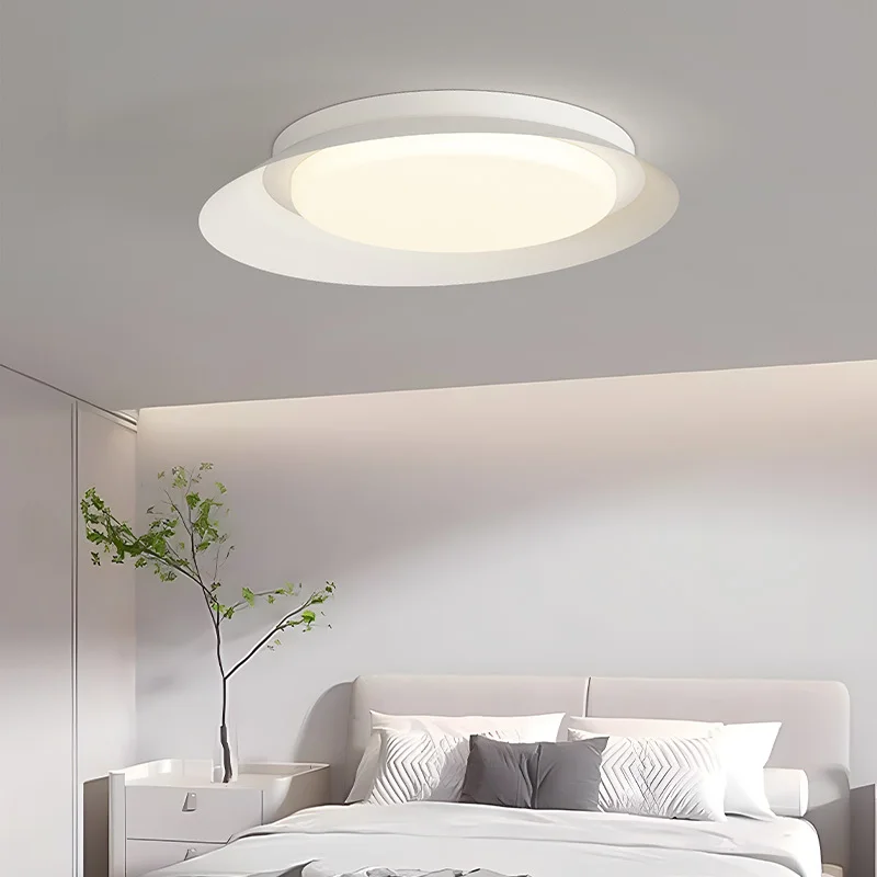 Скандинавская Минималистичная потолочная лампа для спальни 2024 современные