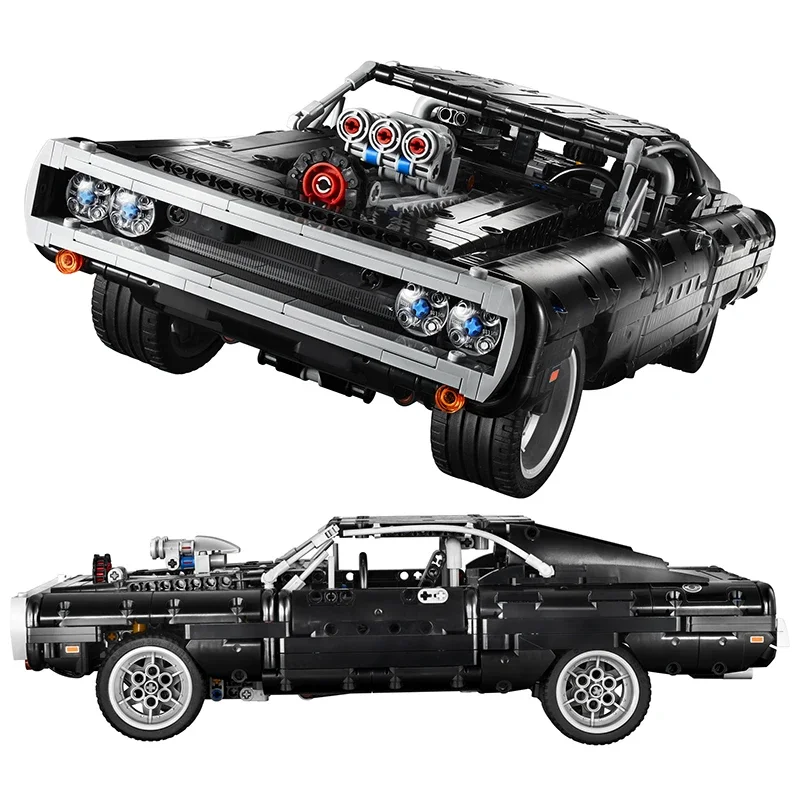 

High-Tech Sport Car Dodge Charger Racing Model Bricks Compatible with MOC-42111 Building Blocks Educational Toys for Boys Gifts