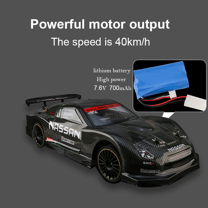 Гоночный автомобиль 1:14 RC Drift 2 4G 4WD с дистанционным управлением внедорожник