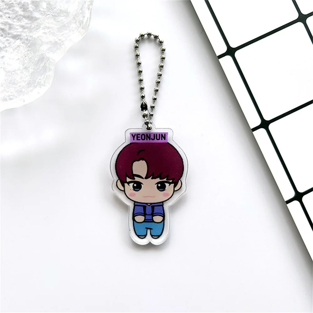 6 шт./набор брелок для ключей Yeonjun Beomgyu HUENINGKAI