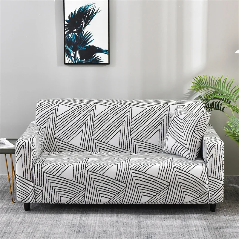 

Striped Sofa Cover All Inclusive Couch Cover L Shape Sofa Cover Sectional Sofa Universal Sofa Slipcover for Living Room 1pc