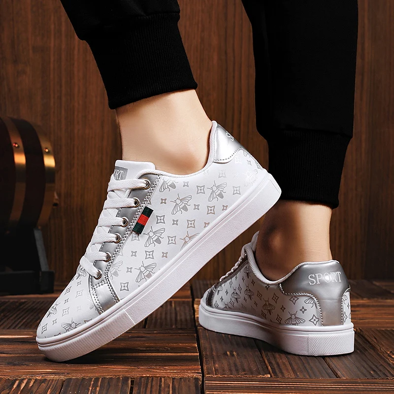 

Tenis Feminino White Shoes Men Women Sneakers Platform Zapatos De Mujer Fashion Rhinestone Chaussures Femme Footware Patchwork