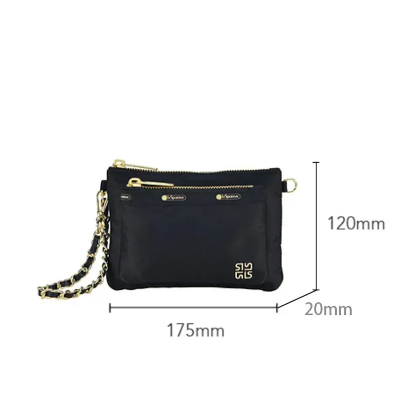 Lesportsacs Сумка для мобильного телефона 17 5*2*12 см Черная мини-ручная косметичка L195