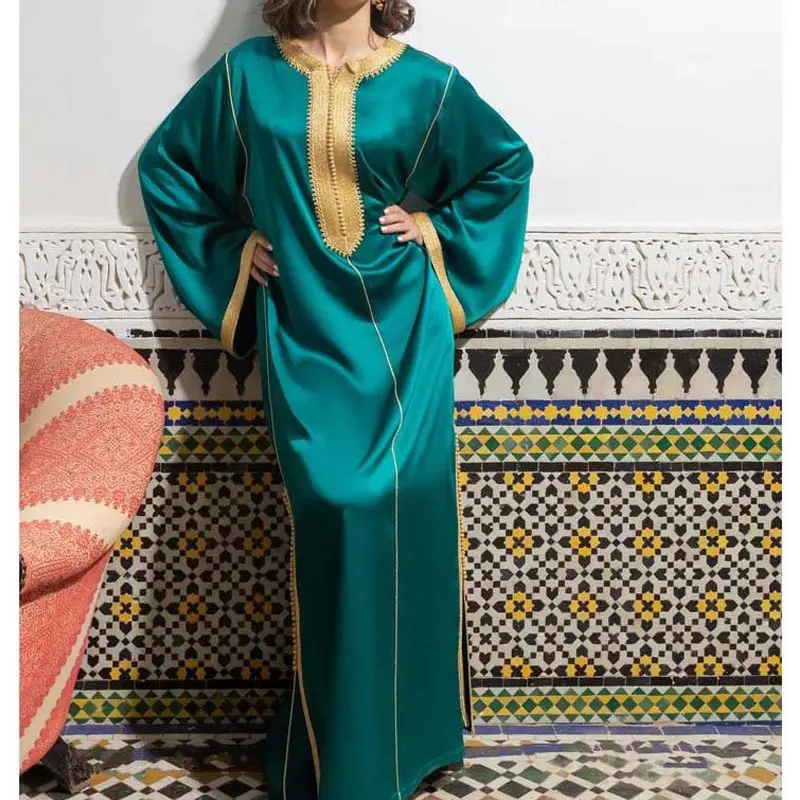 Мусульманское платье, женское Рамадан, турецкое, исламское, пакистанское, мусульманское длинное платье, новинка 2022, кафтан, абаи, джеллаба, к...