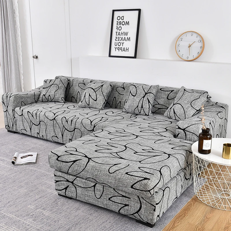 

Sofa Cover Elastic Couch Cover Sectional Chai Cover It Needs Order 2 Pieces Sofa Cover If Your Sofa Is Corner L-shape Sofa
