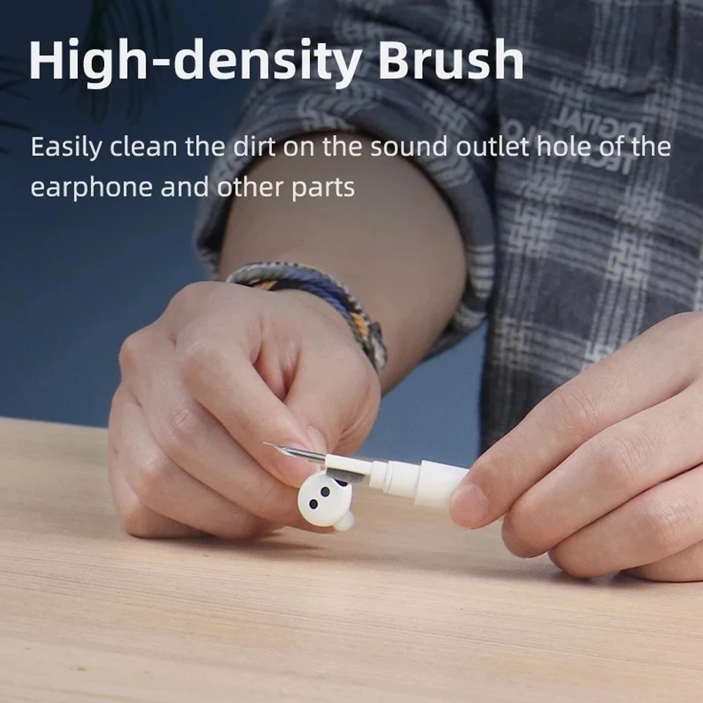 Инструмент для чистки наушников с Bluetooth Airpods Pro 3 2 1 прочный Набор чехла ручка-щетка