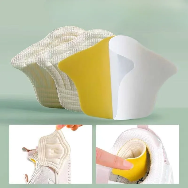 

2pcs Insoles Patch Heel Pads for Sport Shoes Adjustable Size Antiwear Feet Pad Cushion Insert Insole Heel Protector Back Sticker