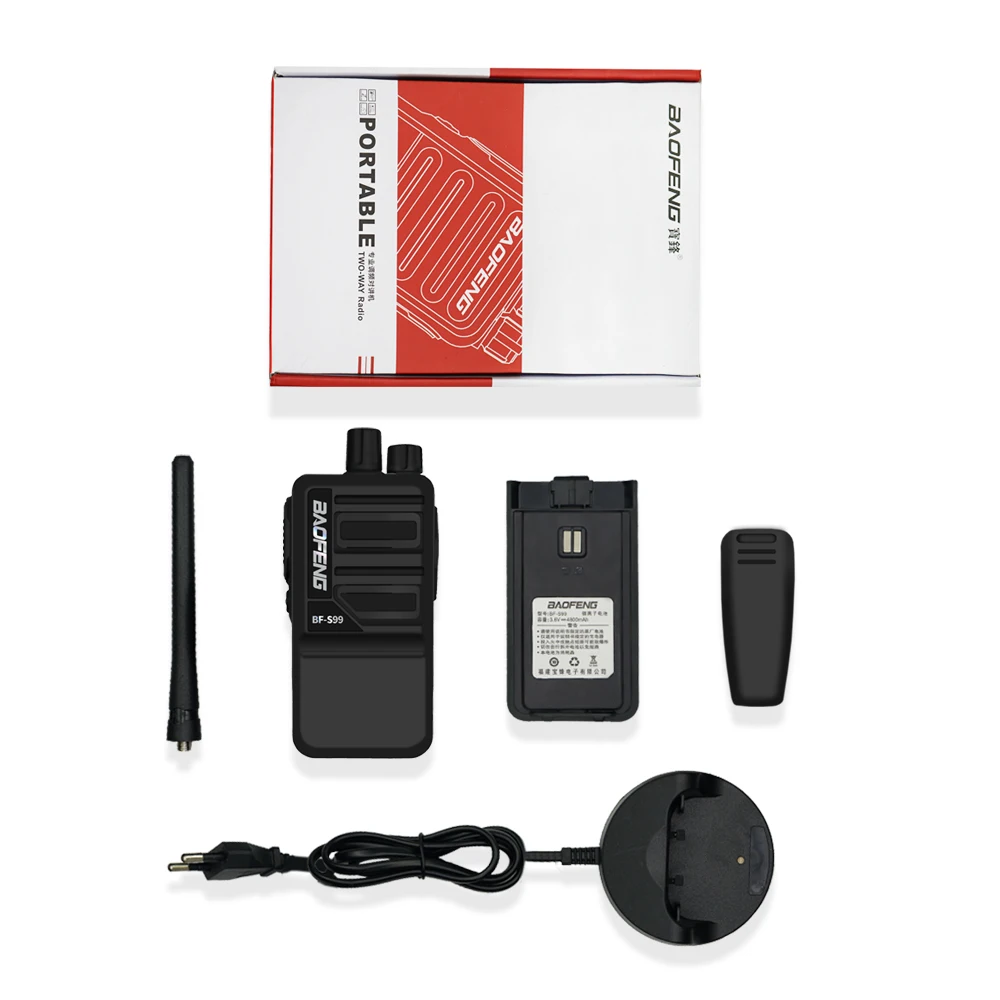 NEW Baofeng BF S99 Walkie Talkie 8W High Power Handheld UHF Two Way Ham Radio FM Transceiver Update of BF-888S bf888s Intercom