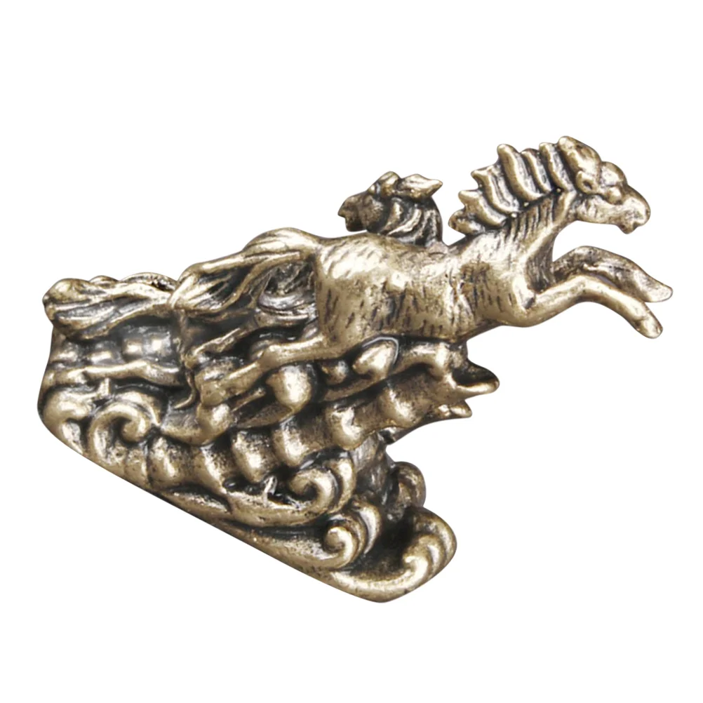 Тысячи лошадей галлопающая фигурка моделирующая медь ремесло латунь винтажная
