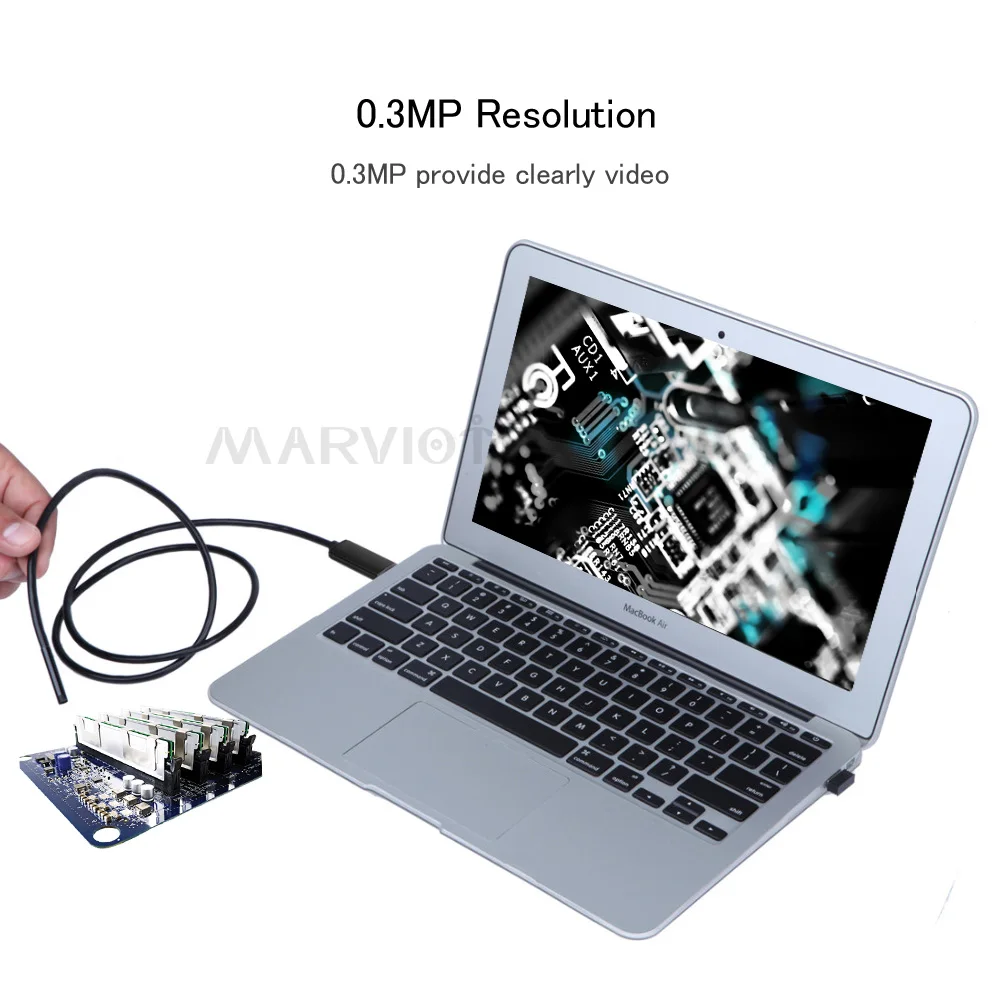 USB-эндоскоп с гибкой трубкой 5 мм 2 м/10 м |