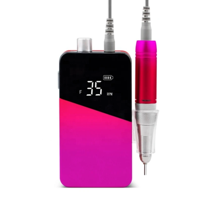

New 35000rpm brushless motor cordless portable rechargeable nail art electric manicure nail drill file