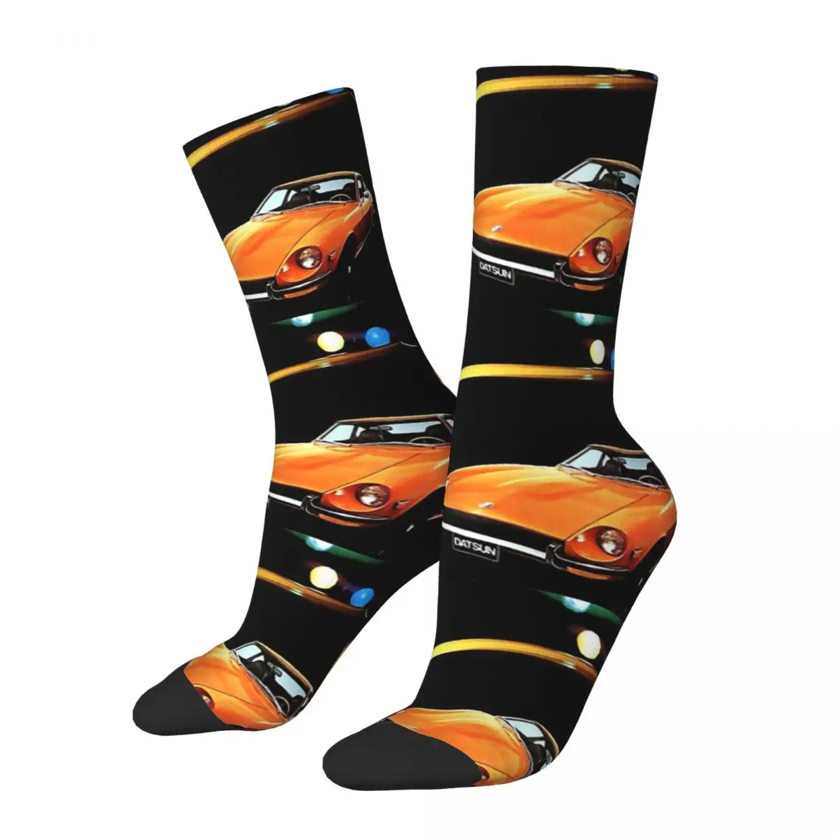 

240Z - BROCHURE Datsun Unisex Winter Socks Hip Hop Happy Socks Street Style Crazy Sock