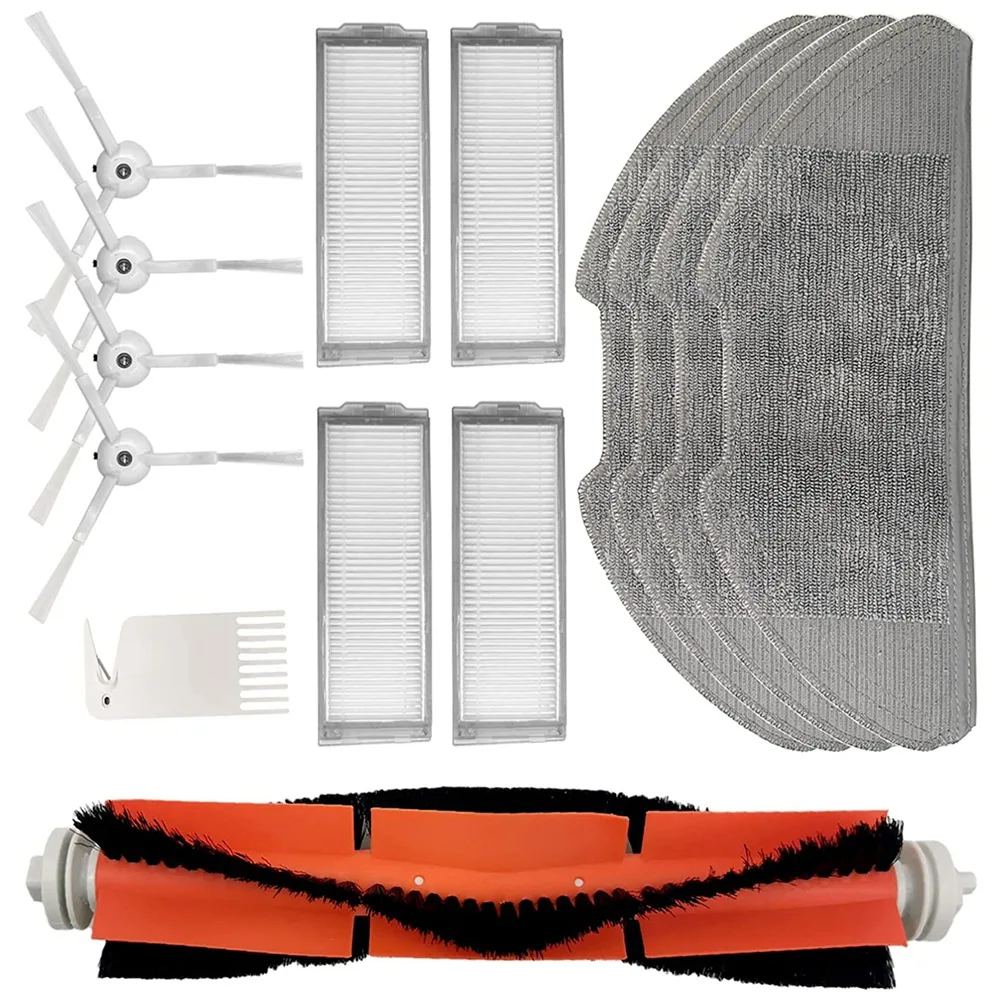 

Набор аксессуаров для робота-пылесоса Xiaomi Mi 2 Pro, основная щетка, тряпки для очистки, Hepa фильтр, боковая щетка