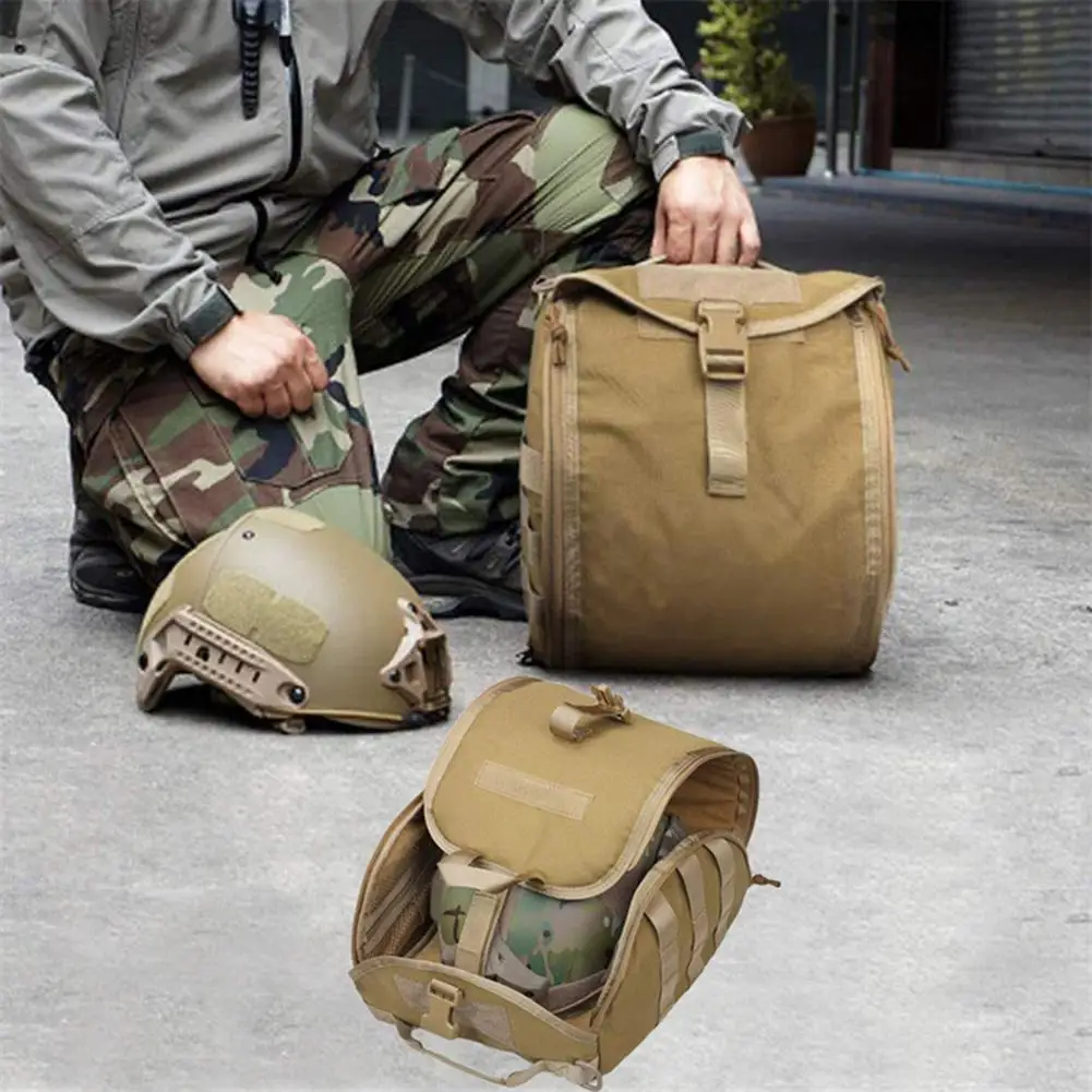 

Outdoor Helmet Bag Pack Carrying Pouch Portable Multi-purpose Waterproof Wear-resistant Outdoor Bags Accessory