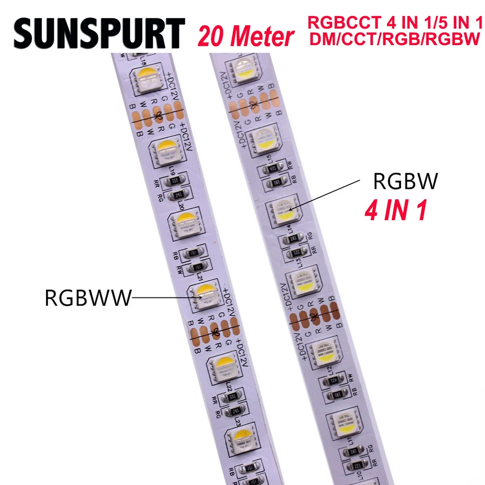 

SUNSPURT Светодиодная лента RGBW 5-20 м