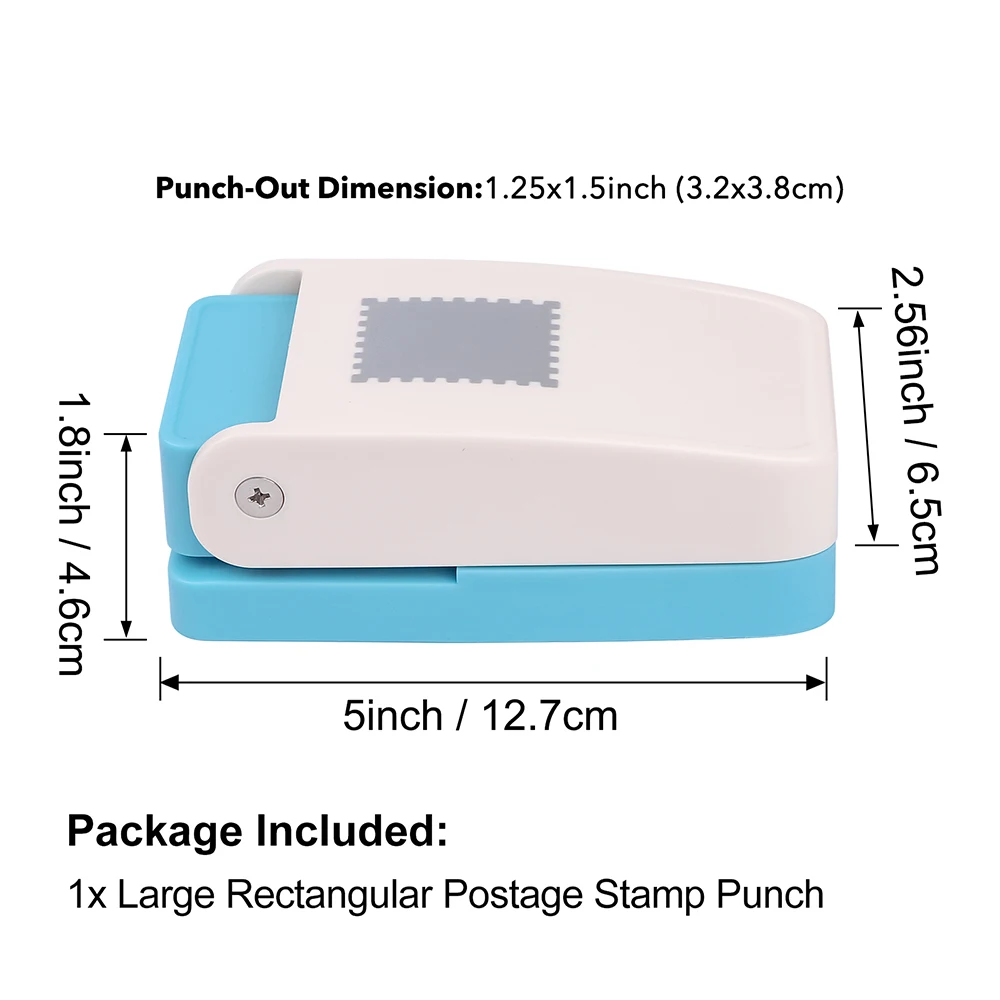 

Дырокол для штампов Large Rectangular/Square Postage Stamp Punch