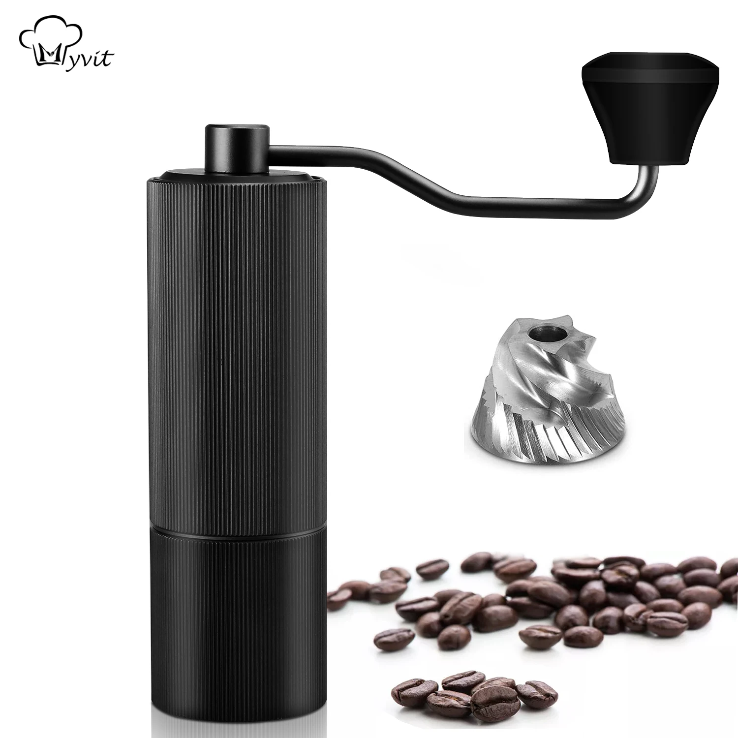 

Ручная кофемолка из нержавеющей стали, 25 г