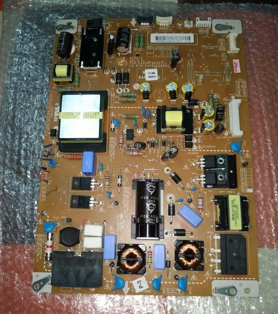 

Для б/у блока питания LG EAX64744201 LGP4247L-12LPB-3P проверено