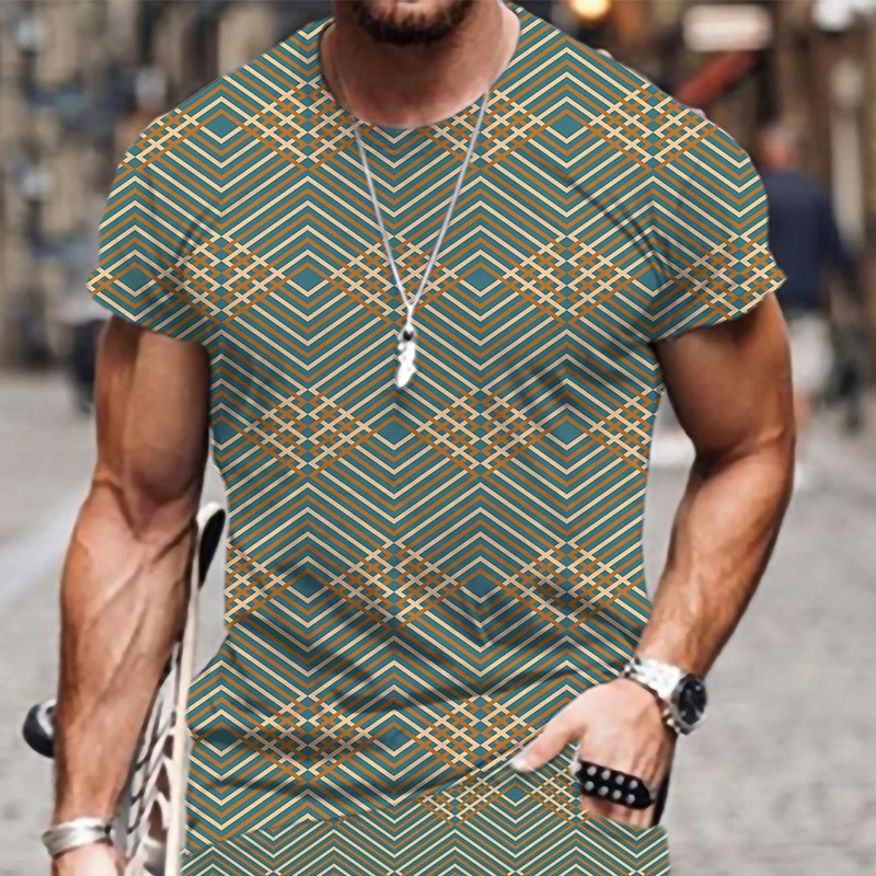 

Men's T-shirts Outfit 2022 New Fashion Hot Hip-hop Beach Luxury Harajuku O Neck Short Sleeve Street Sportswear Tops 3D Printed