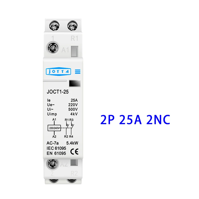 

JOTTA Бытовой контактор 16A/20A/25A 220V/230V