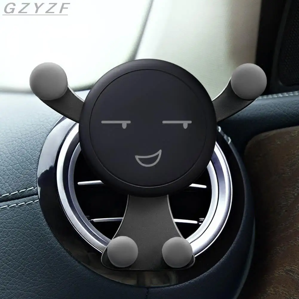 Universal Gravity Car Phone Holder Air Vent Mount Stand For Cell Phone GPS Auto Bracket Mobile Phone Car Accessories air vent 4 6 2 inch phone car holder universal gravity cradle stand holder phone mount holder auto car accessories
