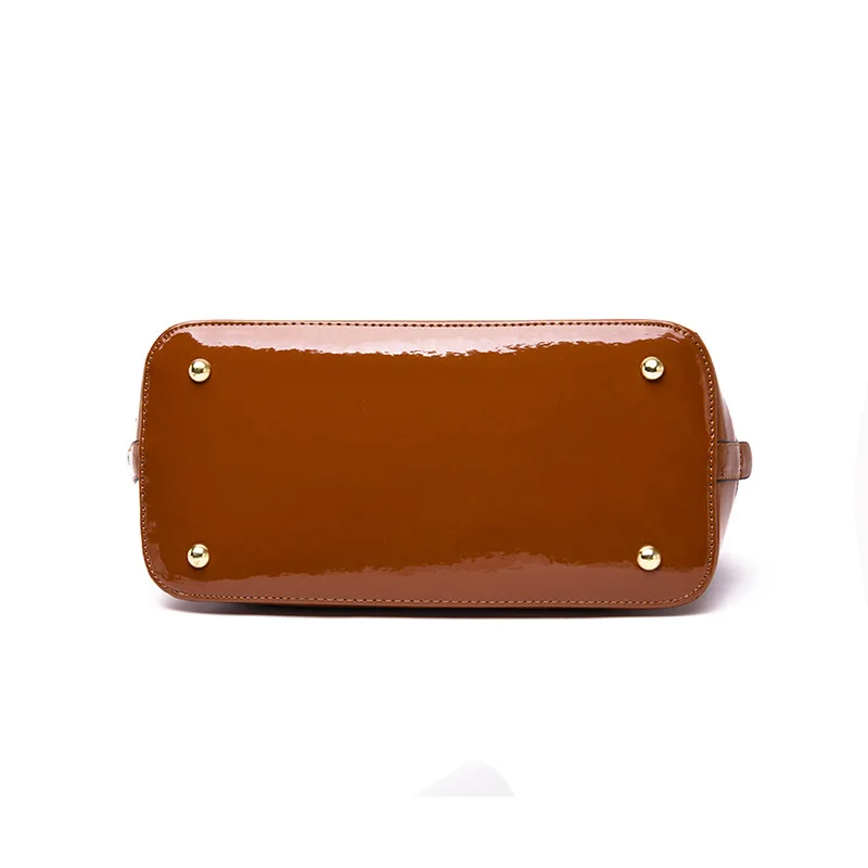 Stone Pattern PU Leather Shoulder Bag Fashion Designer Handbags Top Handle Shell Bag For Women Ladies Shopping Crossbody Bags