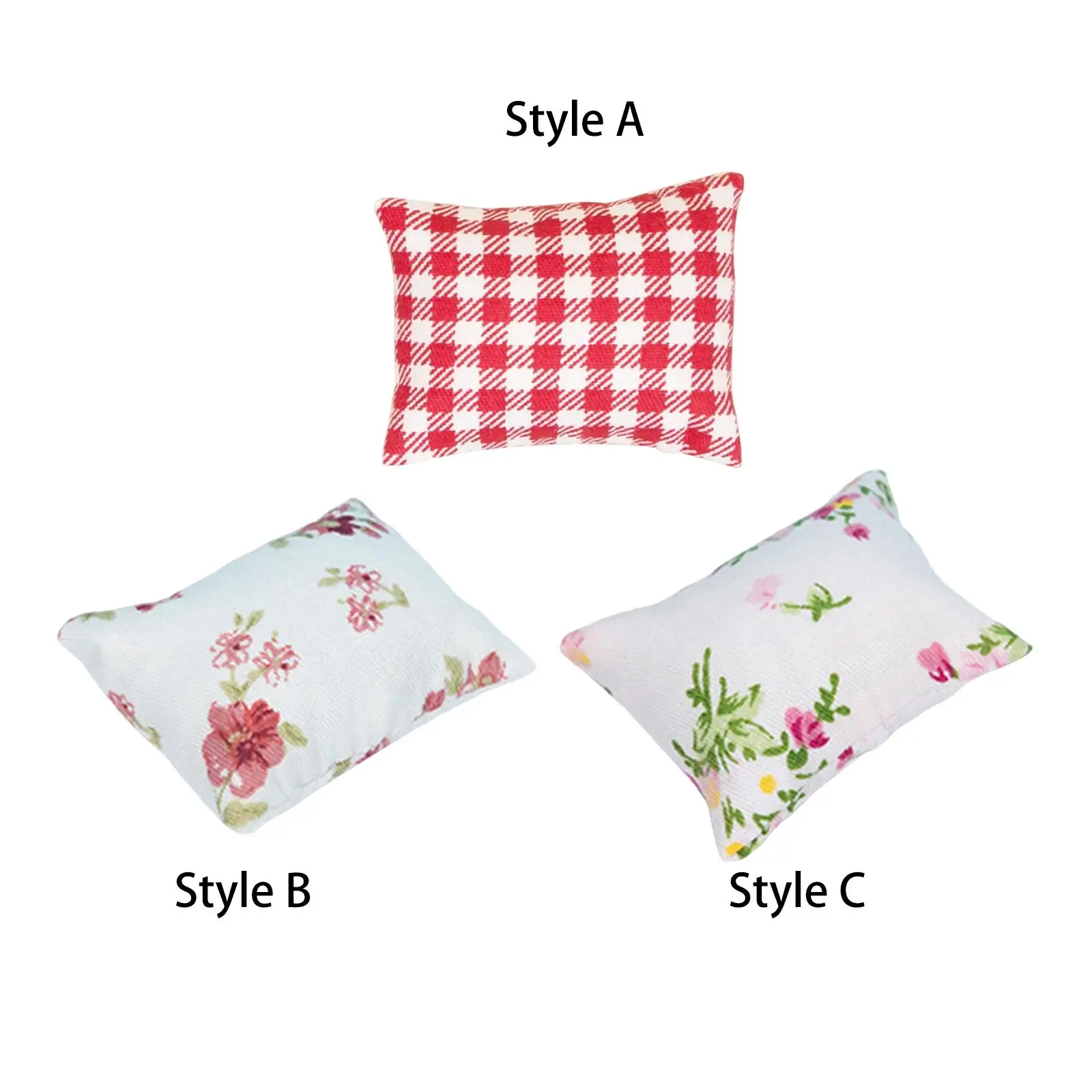 

1:12 Dollhouse Sofa Cushion Accessory Pretend Play for Sofa Bed Toddler