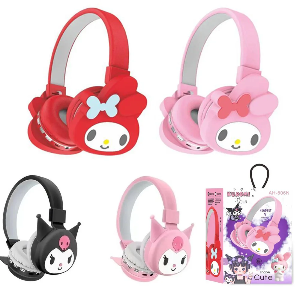 Беспроводные наушники Hello Kitty Kawaii студенческие принадлежности для девочек