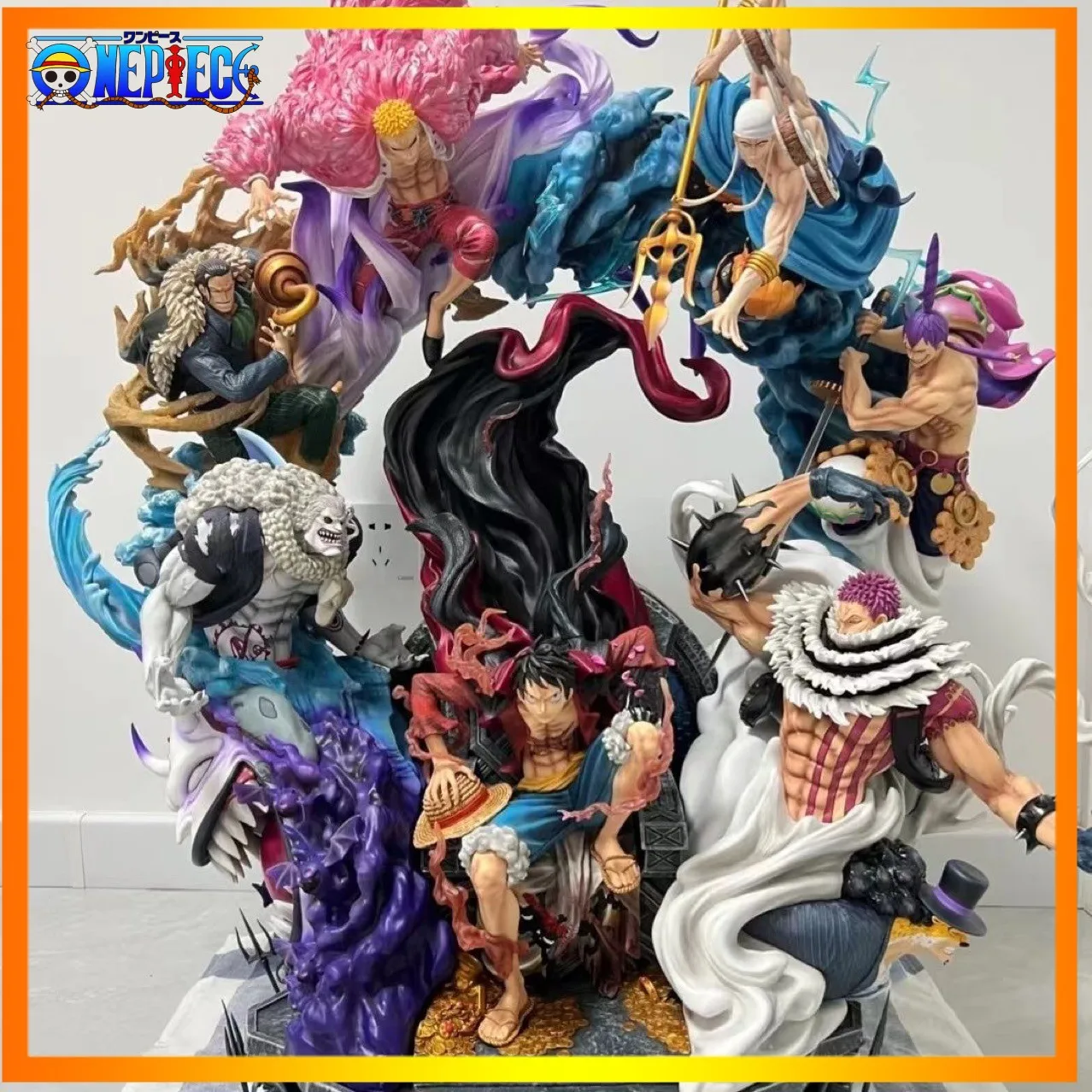 

Pre-sale One Piece Figures Gk Throne Monkey D Luffy Roronoa Zoro Action Figure Pvc Anime Figurine Collectible Statue Model Toys