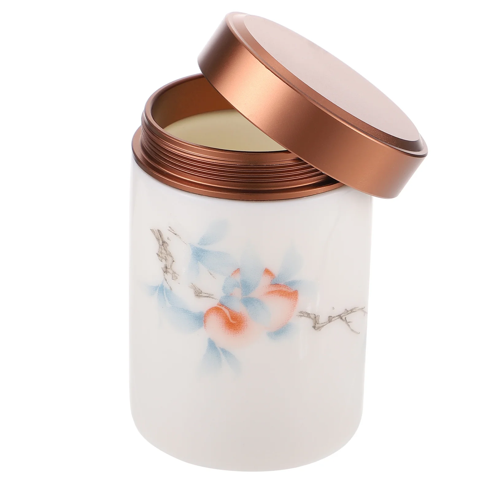 

Tea Ceramic Canister Jar Coffee Canisters Sealed Tins Chinese Container Leaf Lids Lid Beanairtight Sugarcontainers