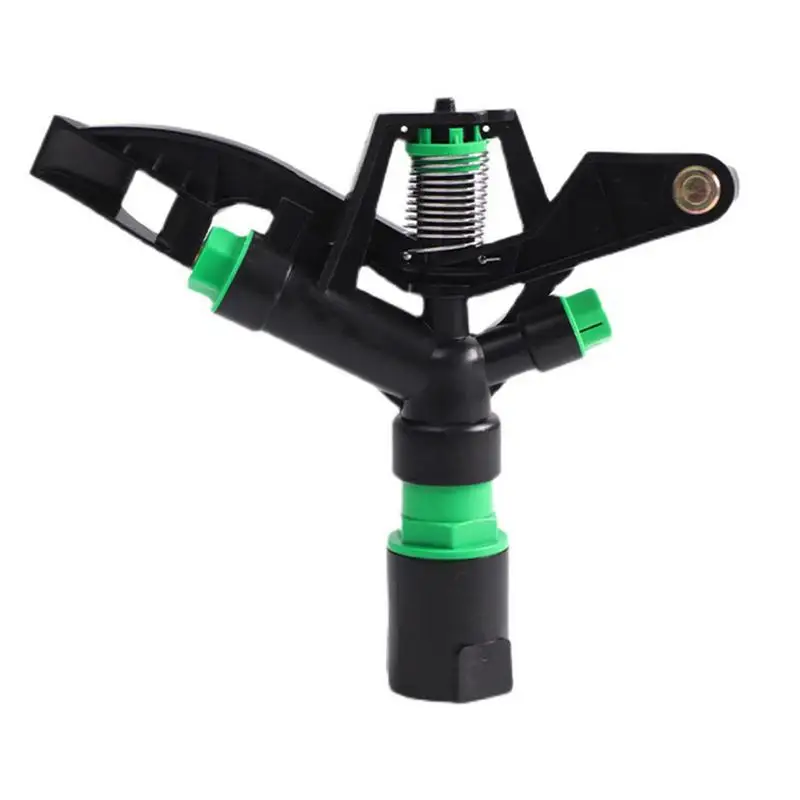 

Adjustable Automatic Rotating Rocker Sprinkler 360 Degrees Rotary Controllable Angle Lawn Garden Sprinkler Double Nozzle