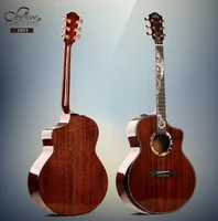 new model handmade all solid wood guitar acoustic guitar