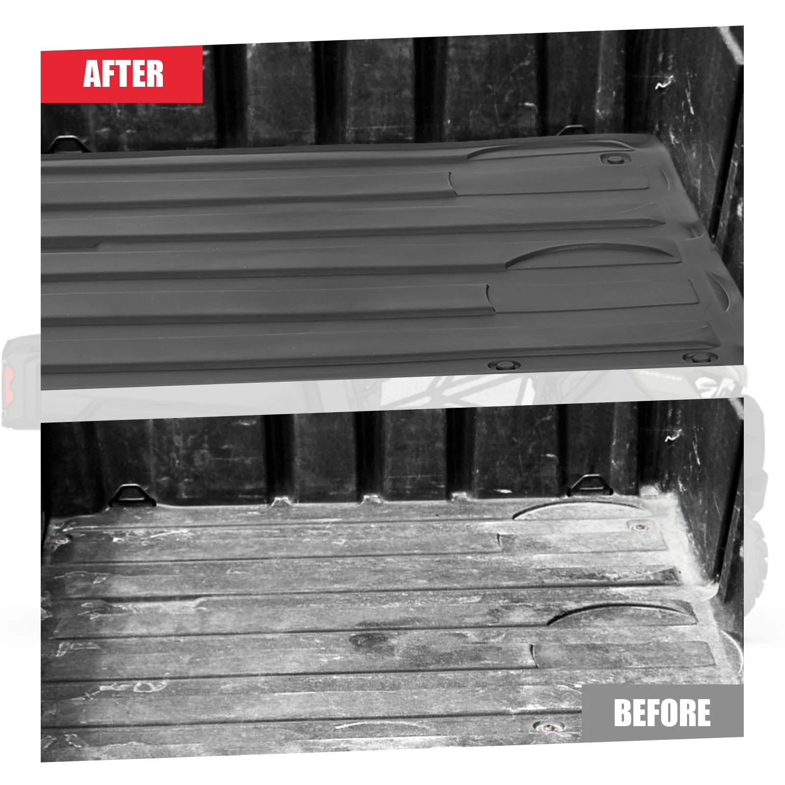 Для Can-Am Defender HD5 HD7 HD8 HD9 HD10 MAX 2016-2024 UTV резиновая задняя грузовая кровать вкладыш