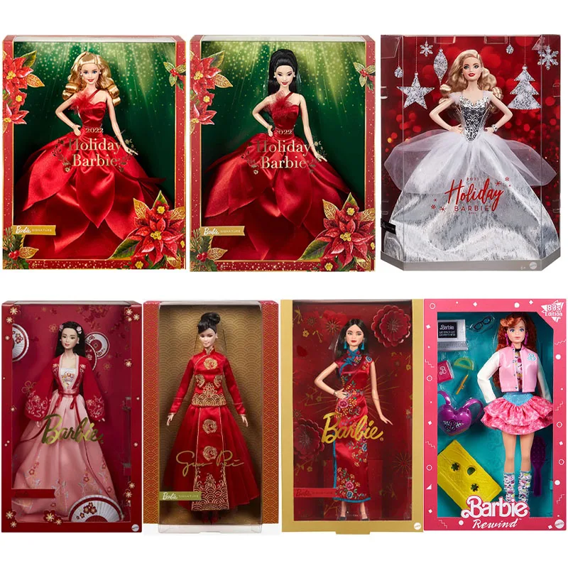 Фирменная сказочная Кукла Барби 2022, праздничная кукла для Барби с подзаводом, выпуск 80-х годов, Лунный Китайский Новый год, импрессия дракон...