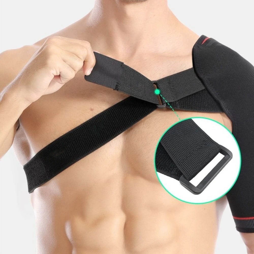 Guard Adjustable Shoulder Brace Protection Knitted Support Strap Durable Belt Compression Sleeve Wrap Dislocation