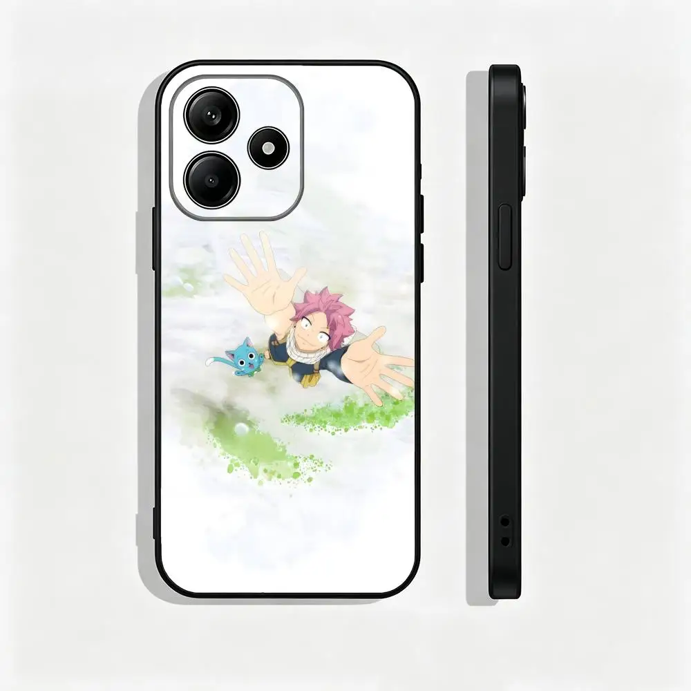 Фото Популярный чехол для телефона с аниме F-FAIRY TAIL для Xiaomi Redmi Note 14 13 12 11 Pro Plus S 5G 14C A3, мягкий черный чехол №4