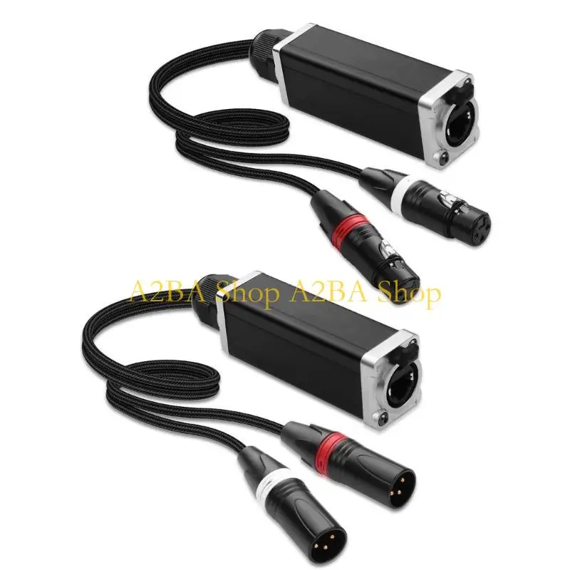 Фото Двухканальный преобразователь A2BA 3Pin XLR DMX512 в Ethernet для расширения слухового освещения на большие расстояния №2