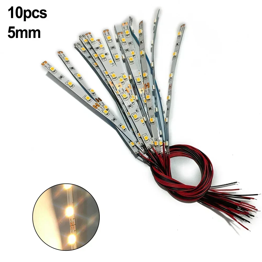 

Лента светодиодная самоклеящаяся белая 6 LED 12-18 В для моделирования