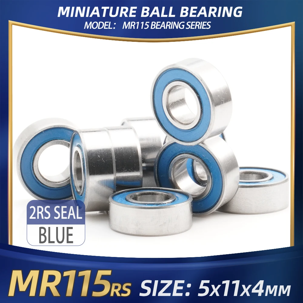 

Подшипник FUSHI MR115 ZZ 5x11x4 мм, 10 шт. MR115ZZ RS 2RS SMR105, подшипники наконечника для прочных промышленных двигателей, высокая скорость