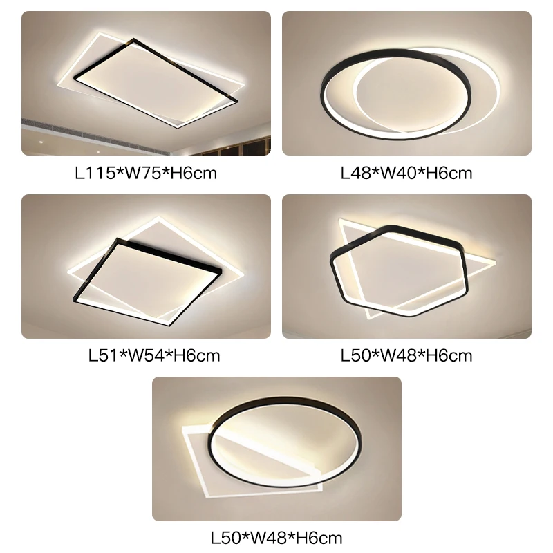 Современная потолочная светодиодная люстра с дистанционным управлением