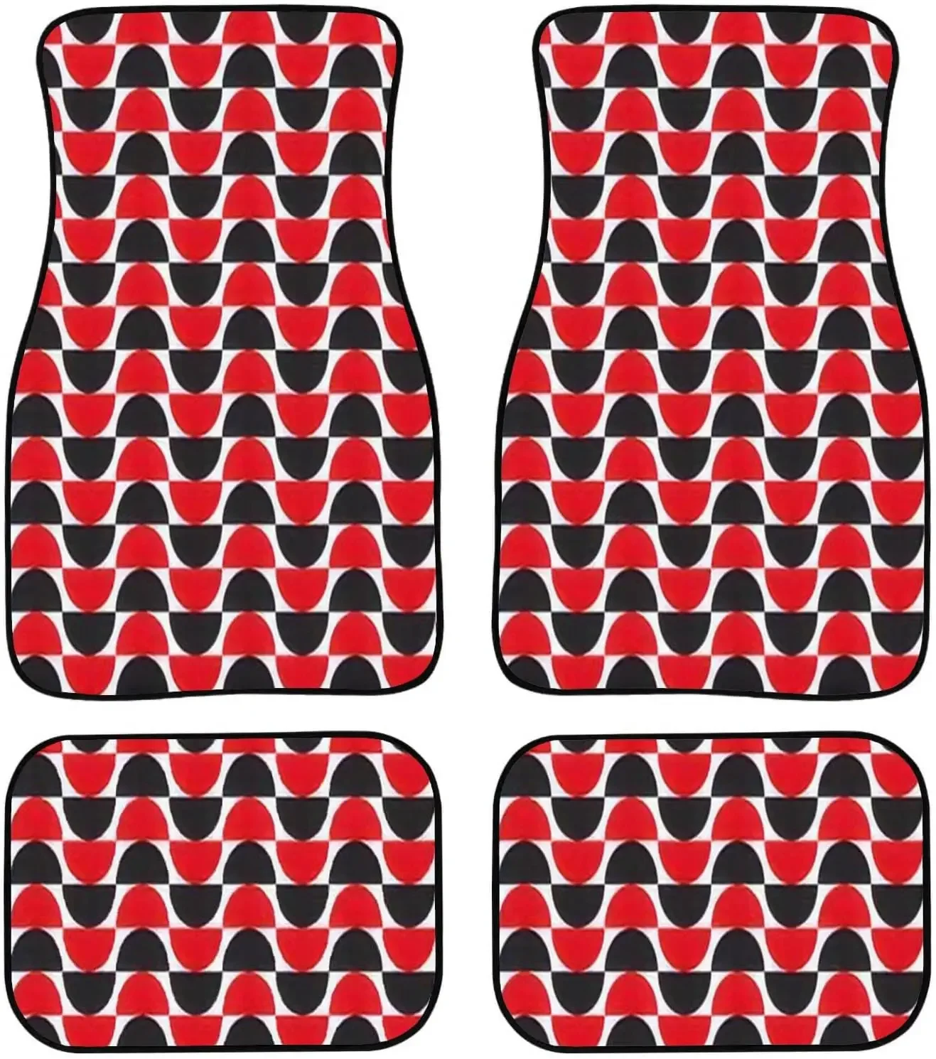 Автомобильные коврики-геометрический Ретро Стиль Современный стильный круглый