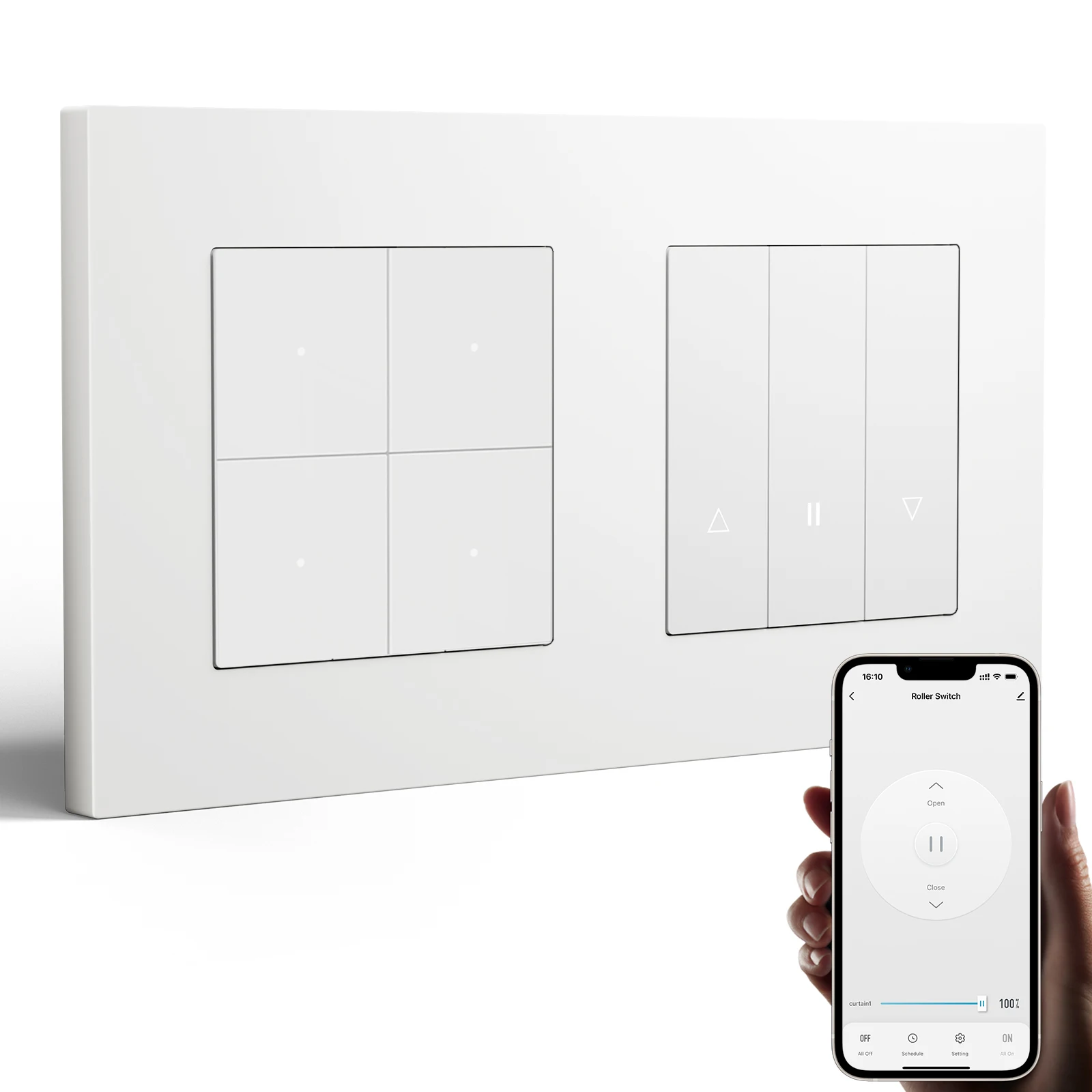 

БСЕЕД Умный переключатель затвора Zigbee желтый