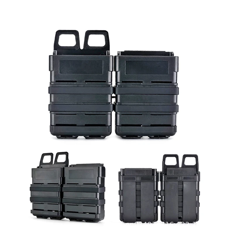 

Tactical 5.56 7.62 FastMag Magazine Pouch Molle Clip Belt Waist Holder Military Airsoft Hunting AK AR Fast Mag Holster