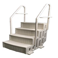 plastic above ground swimming pool ladder with ladder