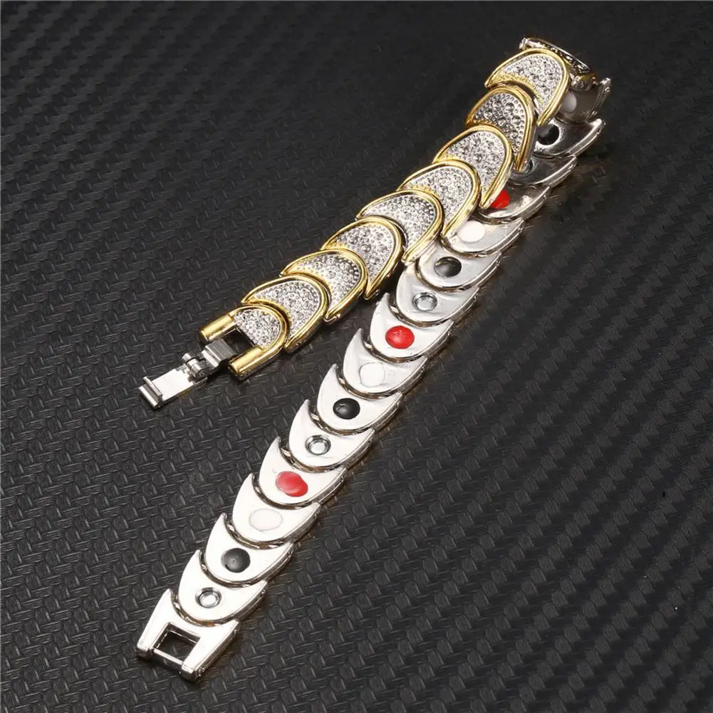 

Magnetic Bracelet Fine Workmanship Perfect Gift Moon Decor Magnetic Therapy Bangle Magnet Bracelet Therapy Bracelet